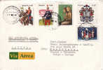 1981 Brasile - Racc. Aerea Viaggiata - Affrancatura Mista - Storia Postale