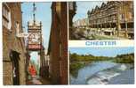 UNITED KINGDOM - Chester, 3 Panoramas - Chester