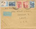 Carta Aerea BRONDERSLEV (Dinamarca) 1947 - Storia Postale