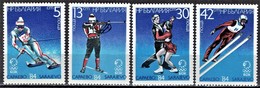 Bulgarien / Bulgaria  - Mi-Nr 3247/3250 Postfrisch / MNH ** (A326) - Winter 1984: Sarajevo