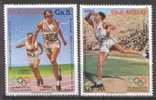 Paraguay  -  Mi-Nr 3626 + 3631 Postfrisch / MNH ** (A334) - Sommer 1984: Los Angeles