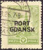 Port Gdansk / Danzig 1K11A (Mi 12) XF Used From 1926 - Ocupaciones