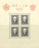 Poland 316 (Blk 4) Mint Hinged Souvenir Sheet From 1937 - Nuevos