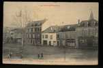 [Postal 343] FRANCE  TOURNEY PHOTOTYPIE POSTCARD - LA PLACE COTE DE L'EGLISE - CAFE - Tournay