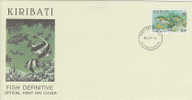 Kiribati-1991 Fish Definitive 23c FDC - Kiribati (1979-...)