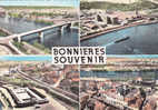 CPSM Souvenir De BONNIERES  Multivues - Bonnieres Sur Seine