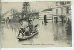 SAMOY (77).inondations,bateau De Sauvetage - Samois