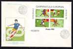 Romania  Cover FDC  EUROPEAN Campionship FOOTBALL ,SOCER  FRANCE  1984 . - Eurocopa (UEFA)