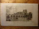 PONT DE WESTMINSTER A LONDRES - 1842 GRAVURE ANGLETERRE - LONDON WESTMINSTER BRIDGE ENGLAND 1842 Print - LEMAITRE - Otros & Sin Clasificación