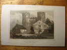 YARMOUTH PORTE DU SUD - GRAVURE ANGLETERRE (PLANTAGENETS) De 1843 - YARMOUTH ENGLAND Print By LEMAITRE GAUCHEREL - Autres & Non Classés