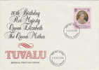 Tuvalu-1980 80th Birthday Queen Mother FDC - Tuvalu (fr. Elliceinseln)