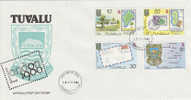 Tuvalu-1980 London 80 FDC - Tuvalu (fr. Elliceinseln)