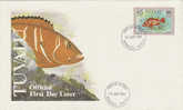 Tuvalu-1981 Fish Definitive 45c FDC - Tuvalu