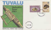 Tuvalu-1984 Handcrafts 30c And 60c FDC - Tuvalu