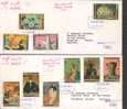 1970 Fujeria Expo-70 Stamps Cancels Covers Sent  All Registered  Cover To UK Welcome Your Offers - Fujeira