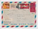 Germany To India Air Mail Cover 1971, Astronomy, Airplane, Music Notes, Automobiles, Car, Safety Signboard - Accidents & Sécurité Routière