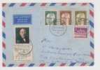 Germany To India Air Mail Cover 1970 . Fontane Writer, Cab  Driver Art Horse Carrage,as Scan, - Diligences