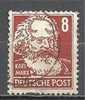 1 W Valeur Oblitérée, Used - ALLEMAGNE- MARX - DDR * 1948 - Mi 214 - N° 751-2 - Karl Marx