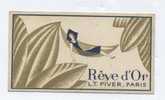 Carte Parfumée PIVER - Rêve D'Or - Profumeria Antica (fino Al 1960)