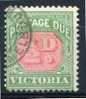 Australia/Victoria 1902 Used SG 26 SC J15 WMk Inverted - Usati