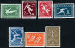 Bulgaria #237-43 Mint Hinged Balkan Games Set From 1931 - Nuevos