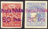 Poland Locals For Kowel Mint Hinged Michel #1-2, Expertized - Other & Unclassified