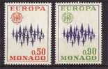 Monaco  EUROPA 1972  N 883 . 84neuf  X .2 Valeurs - 1972