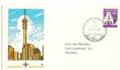 RSA 1971 FDC Nr.15 J.G. Strydom Tower With Address #1653 - FDC