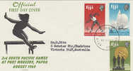 Fiji-1969 Third South Pacific Games Official FDC - Fidji (1970-...)