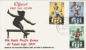 Fiji-1971 4rth South Pacific Games Official FDC - Fiji (1970-...)