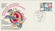 New Hebrides-1974 Centenary Of UPU   FDC - Other & Unclassified