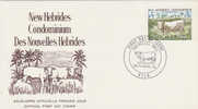 New Hebrides-1975 Charolais Bull  FDC - Sonstige & Ohne Zuordnung