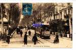 Nice - Avenue De La Victoire --Animée -Tramway-  Gilletta,n°155-  Circulé  En 1927-  Réf:1_0600 - Straßenverkehr - Auto, Bus, Tram
