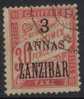 ZANZIBAR TAXE N° 4 Oblitéré - Used Stamps