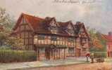 Shakespeare's Birthplace - Watercolor By Quatremain - Écrite - 2 Scans - État : TB - Stratford Upon Avon