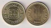 Yugoslavia 1 Dinar 1994. UNC KM#160 - Jugoslawien