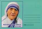 Mother Teresa, Nobel Prize Winner, Social Worker, Private Postcard, As Per The Scan - Mutter Teresa