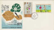 Nouvelle Hebrides -1971 4th South Pacific Games FDC - Other & Unclassified