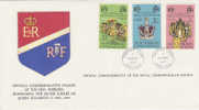 Nouvelle Hebrides -1977 Commemorative Cover 25th Anniversary QE II  FDC - Andere & Zonder Classificatie