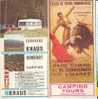 B0092 - Brochure Turistica SPAGNA - CAMPING TOURS 1973/BARCELONA/BARBACOA/CARRUSEL/TORO - Tourisme, Voyages