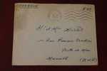 MILITARIA Lettre Franchise Militaire FM Guerre Algérie AFN Cachet Miltaire Poste Armée 1956 SP87405 CCAS Garage P/Marsei - Guerre D'Algérie