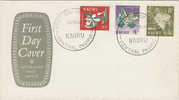 Nauru-1966 Definitive Dated 14 FEb 66  FDC - Nauru