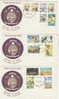 Nauru-1973 Definitives FDCs - Nauru