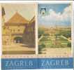 B0094 - Brochure Turistica JUGOSLAVIA - HRVATSKA - ZAGREB Anni ´60/Hotel Esplanade/Foro Internazionale Di Zagreb - Toursim & Travels