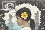 Nauru-1980 Nauruan Girl Maximum Card - Nauru