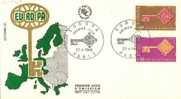 FRANCE  1968 EUROPA CEPT FDC - 1968