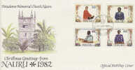 Nauru-1982 Christmas   FDC - Nauru