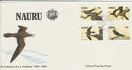 Nauru-1985 Birds   FDC - Nauru