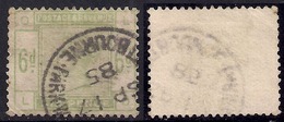 GB 1883 - 84  QV 6d  Dull Green Used Stamp ( L & O ) SG 194 CV £240 ( A1 ) - Gebruikt