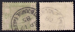 GB 1883 - 84  QV 6d  Dull Green Used Stamp ( L & O ) SG 194 CV £240 ( A1 ) - Oblitérés